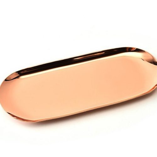 Rosegold Metal Tray